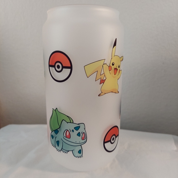 Pokemon frosted glass cup - Picture 3 of 4